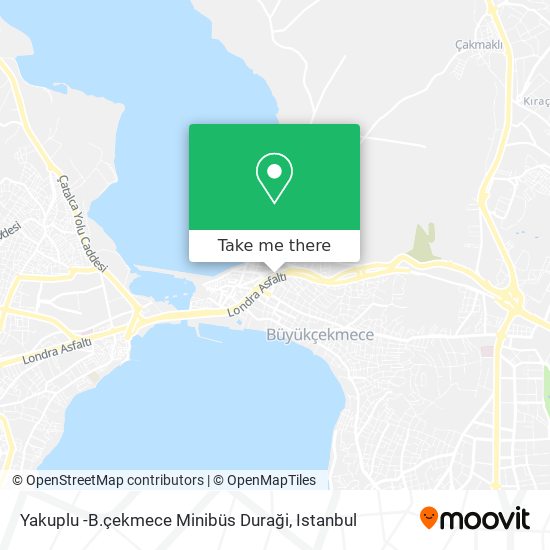 Yakuplu -B.çekmece Minibüs Duraği map