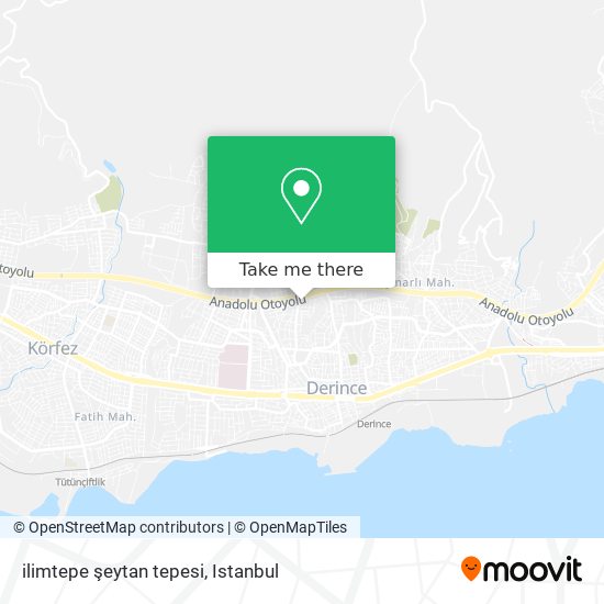ilimtepe şeytan tepesi map