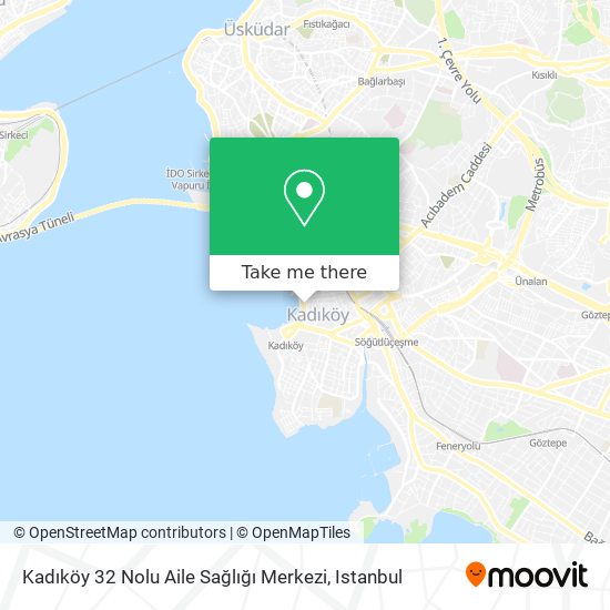 Kadıköy 32 Nolu Aile Sağlığı Merkezi map