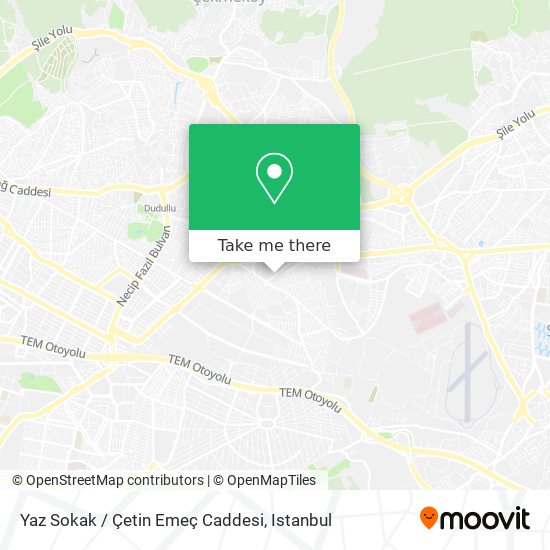 Yaz Sokak / Çetin Emeç Caddesi map