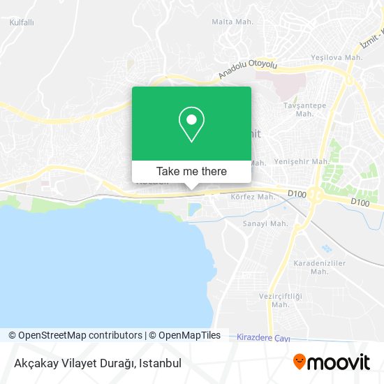 Akçakay Vilayet Durağı map