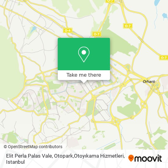 Elit Perla Palas Vale, Otopark,Otoyıkama Hizmetleri map