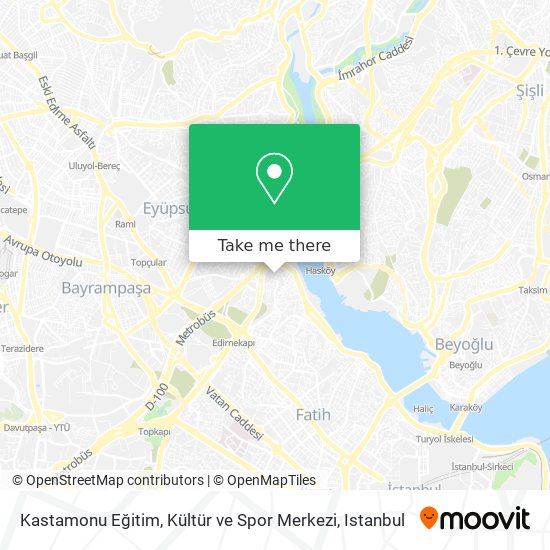 Kastamonu Eğitim, Kültür ve Spor Merkezi map