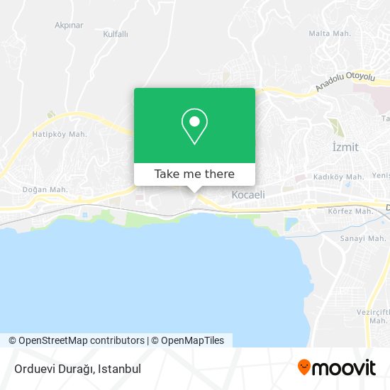 Orduevi Durağı map