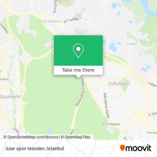 özer spor tesıslerı map