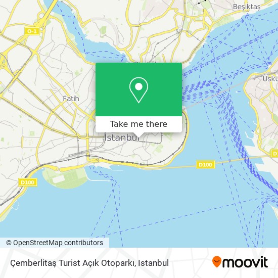 Çemberlitaş Turist Açık Otoparkı map