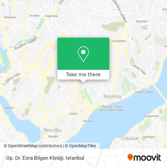 Op. Dr. Esra Bilgen Kliniği map