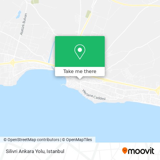 Silivri Ankara Yolu map