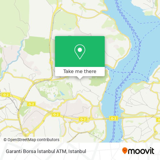 Garanti Borsa İstanbul ATM map