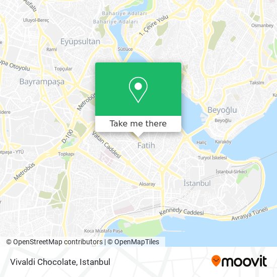 Vivaldi Chocolate map