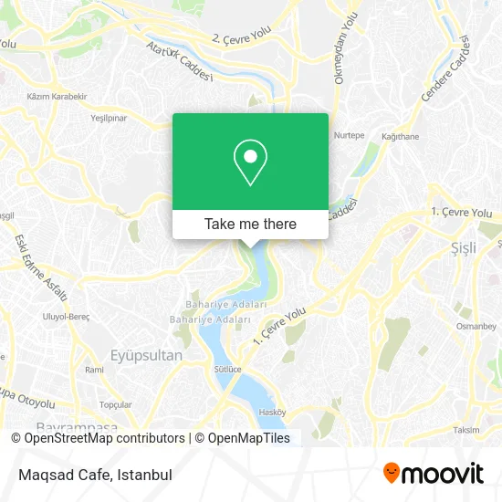 Maqsad Cafe map