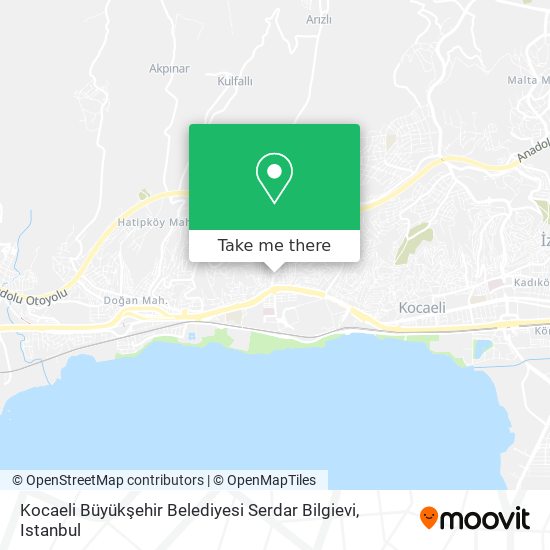 Kocaeli Büyükşehir Belediyesi Serdar Bilgievi map