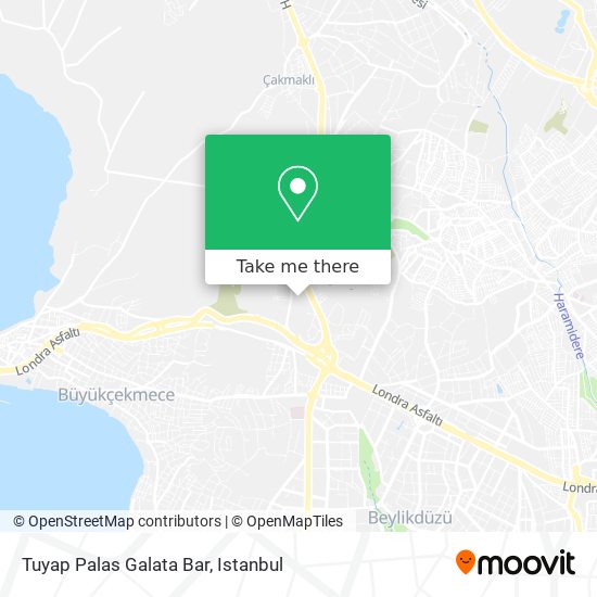 Tuyap Palas Galata Bar map