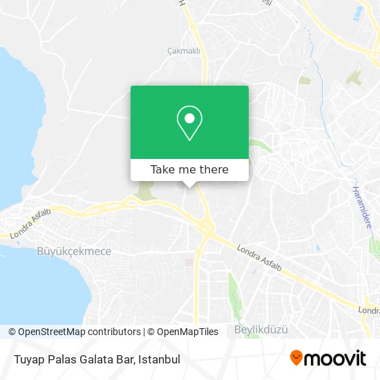 Tuyap Palas Galata Bar map