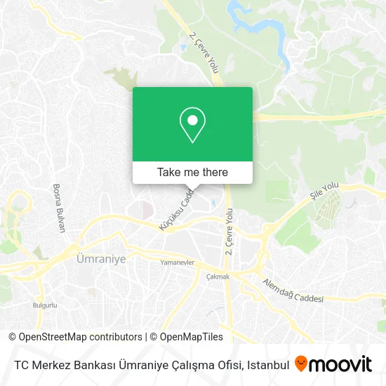 TC Merkez Bankası Ümraniye Çalışma Ofisi map