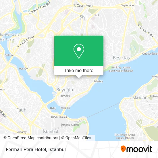 Ferman Pera Hotel map