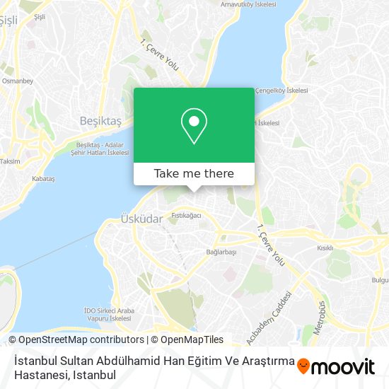 İstanbul Sultan Abdülhamid Han Eğitim Ve Araştırma Hastanesi map