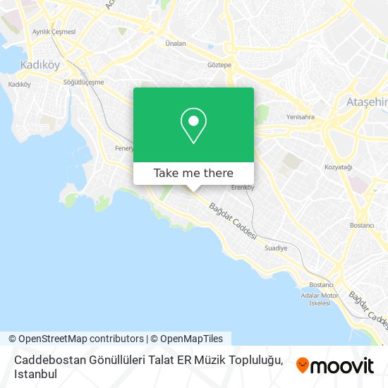 Caddebostan Gönüllüleri  Talat ER Müzik Topluluğu map