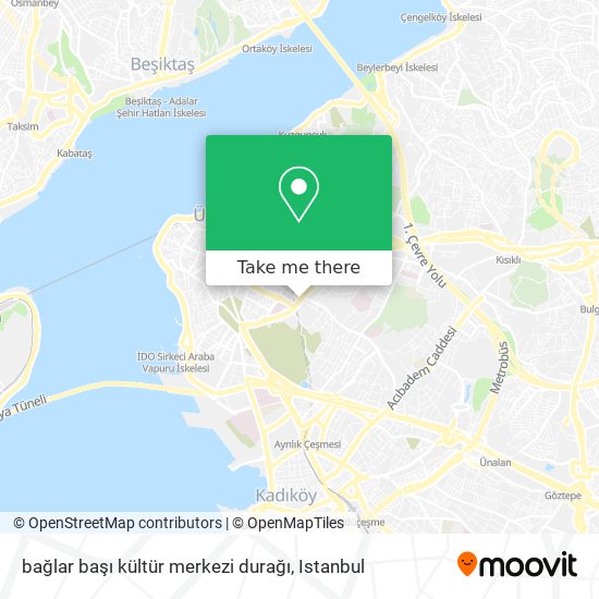 bağlar başı kültür merkezi durağı map