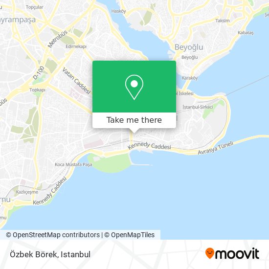 Özbek Börek map