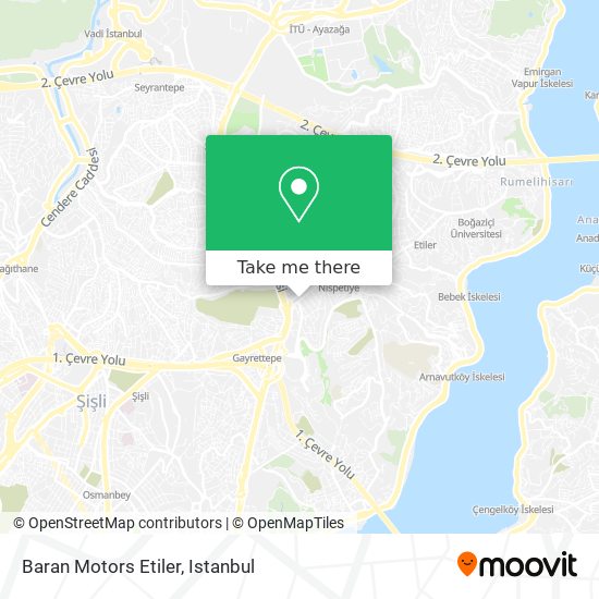 Baran Motors Etiler map