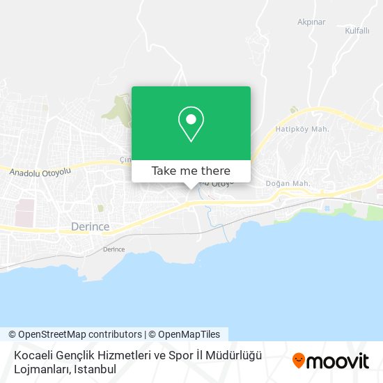 Kocaeli Gençlik Hizmetleri ve Spor İl Müdürlüğü Lojmanları map