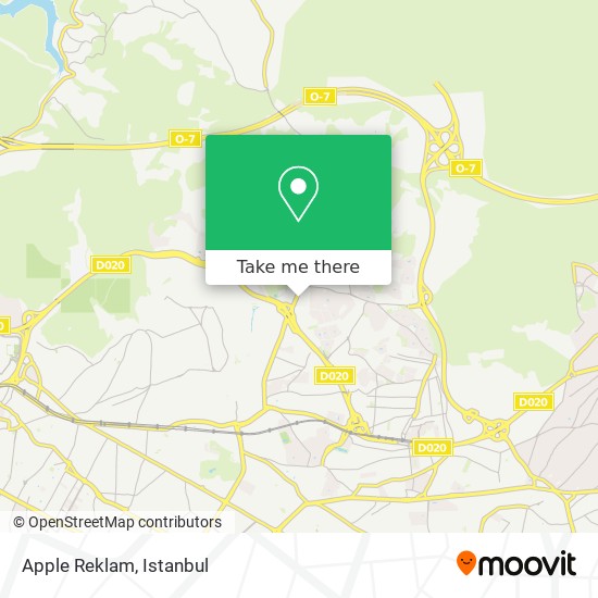 Apple Reklam map