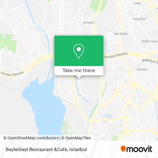 Beylerbeyi Restaurant &Cafe map