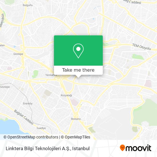 Linktera Bilgi Teknolojileri A.Ş. map