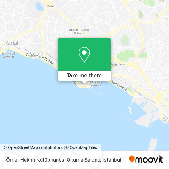 Ömer Hekim Kütüphanesi Okuma Salonu map