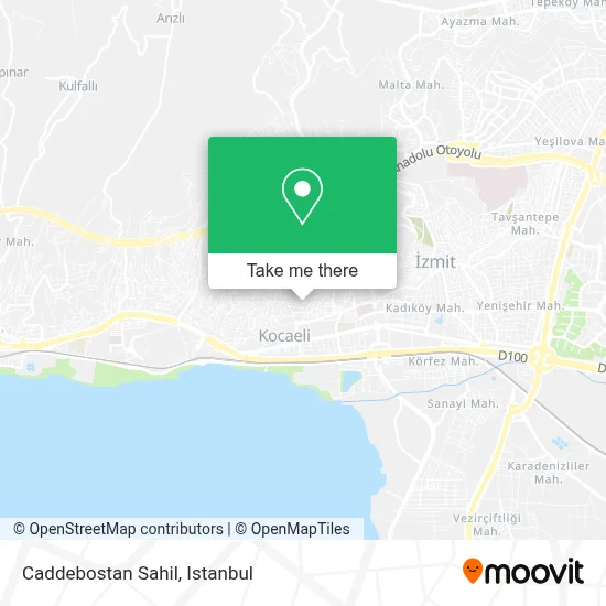 Caddebostan Sahil map