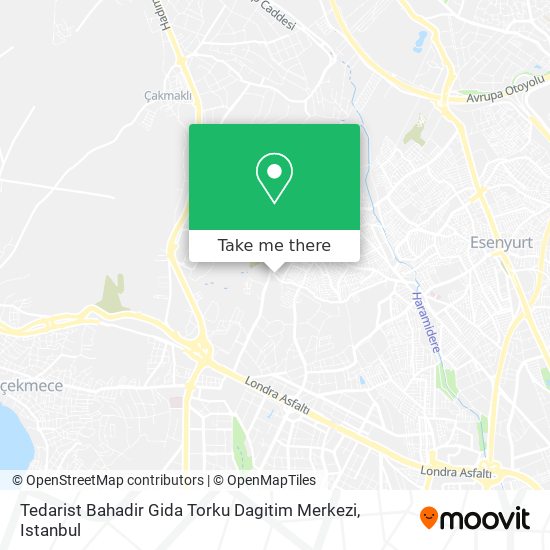 Tedarist Bahadir Gida Torku Dagitim Merkezi map