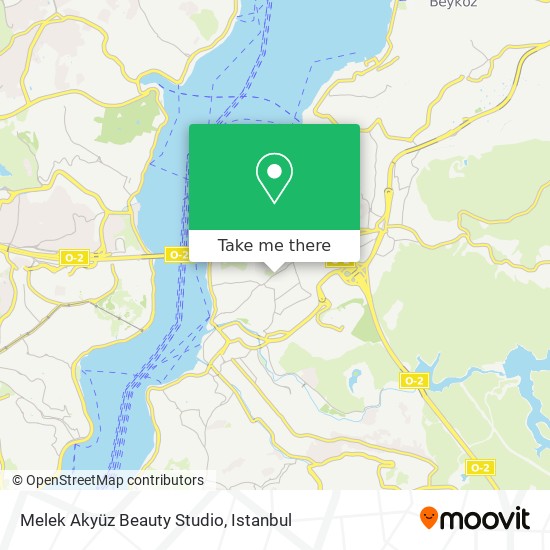 Melek Akyüz Beauty Studio map