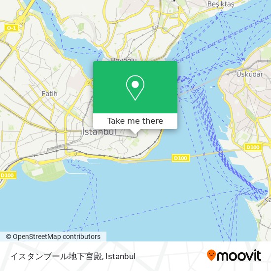 イスタンブール地下宮殿 map