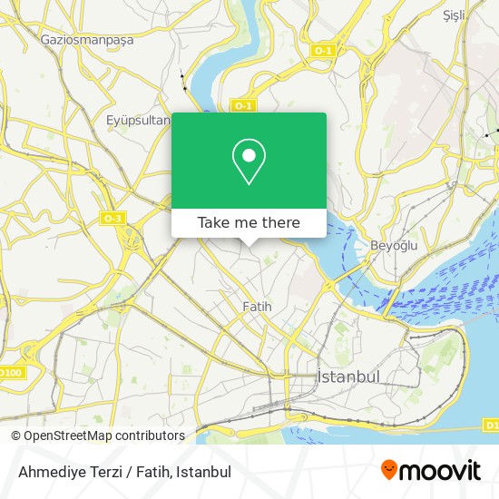 Ahmediye Terzi / Fatih map