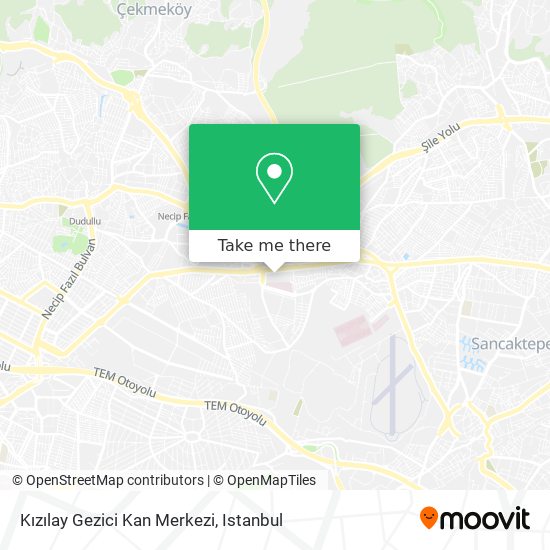 Kızılay Gezici Kan Merkezi map