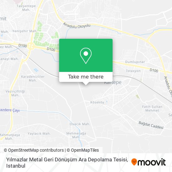Yılmazlar Metal Geri Dönüşüm Ara Depolama Tesisi map