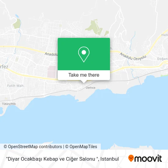 "Diyar Ocakbaşı Kebap ve Ciğer Salonu " map