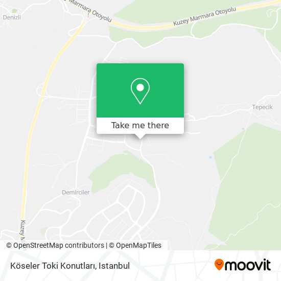 Köseler Toki Konutları map