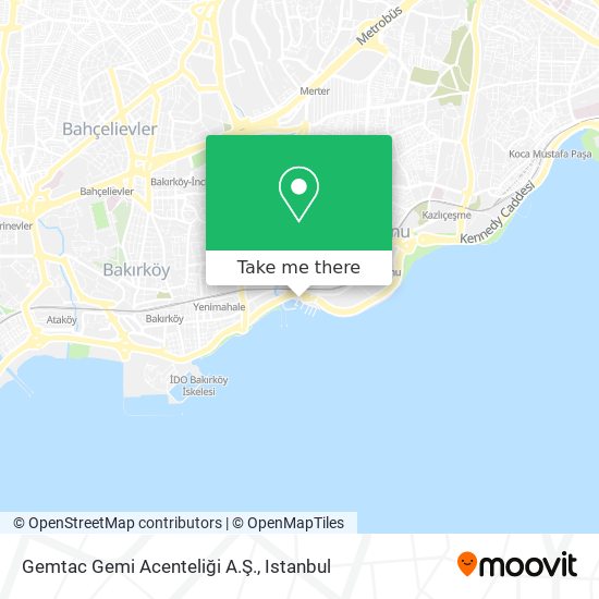 Gemtac Gemi Acenteliği A.Ş. map