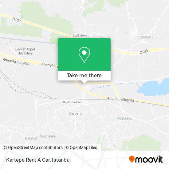 Kartepe Rent A Car map