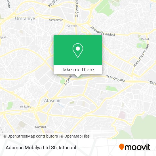 Adaman Mobilya Ltd Stı map