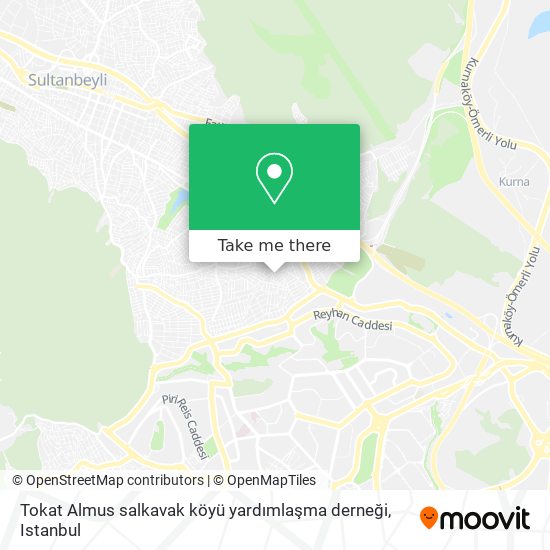 Tokat Almus salkavak köyü yardımlaşma derneği map