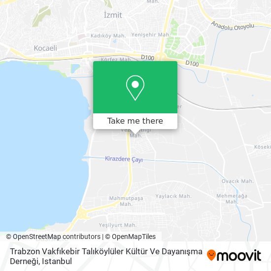 Trabzon Vakfıkebir Talıköylüler Kültür Ve Dayanışma Derneği map