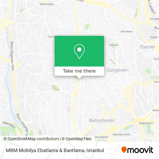 MBM Mobilya Ebatlama & Bantlama map