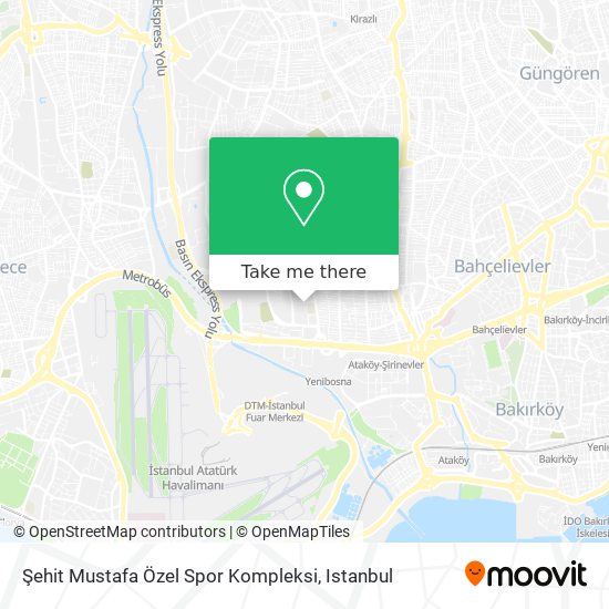 Şehit Mustafa Özel Spor Kompleksi map