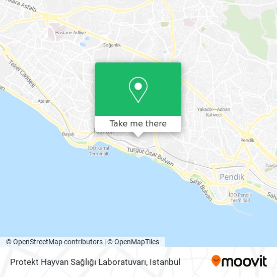 Protekt Hayvan Sağlığı Laboratuvarı map