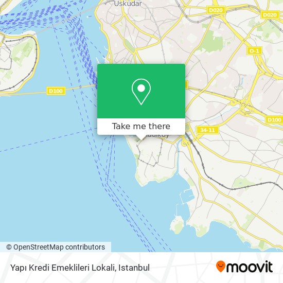 Yapı Kredi Emeklileri Lokali map