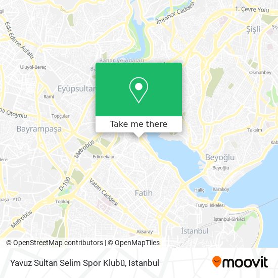 Yavuz Sultan Selim Spor Klubü map