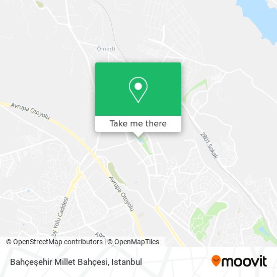 Bahçeşehir Millet Bahçesi map